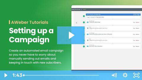 setting up campaign setting up email campaign